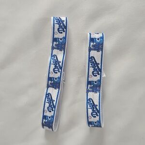 [008]Blue and White Dodgers Hairties